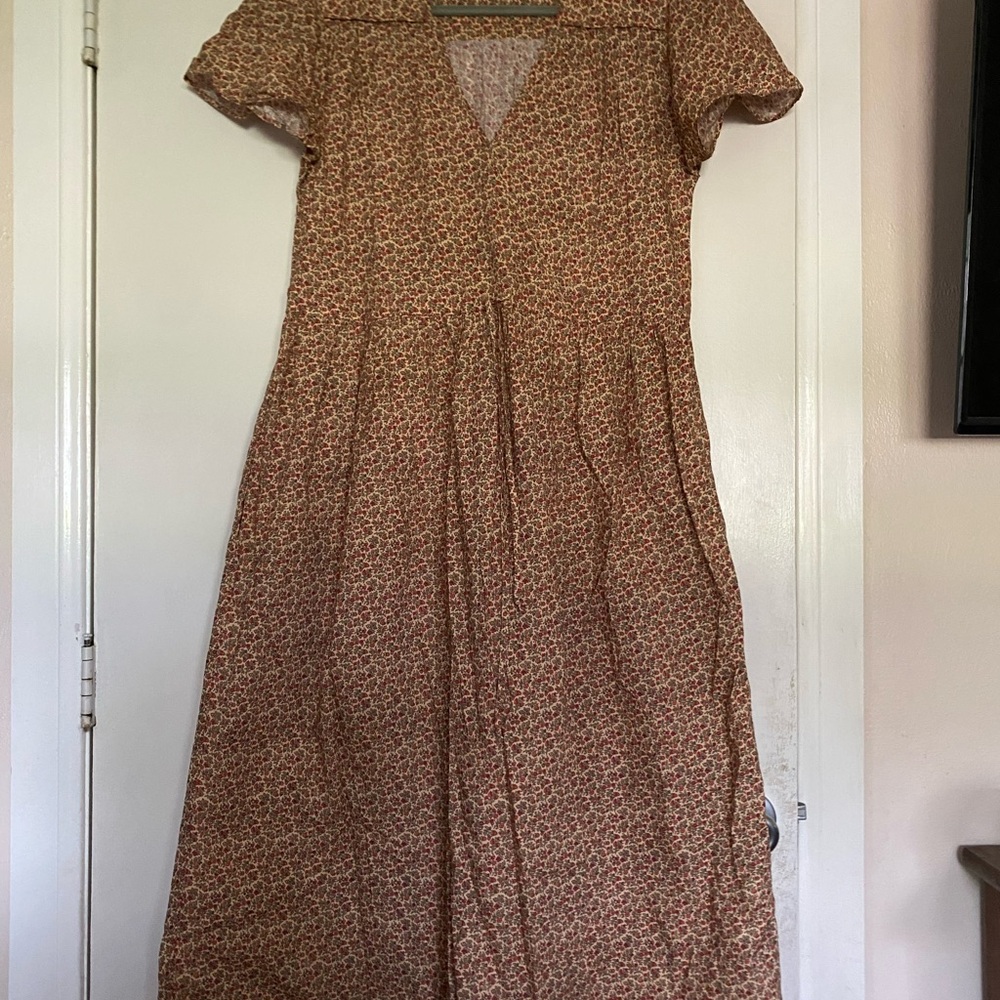 Christy Dawn Earthy Floral Maxi Dress